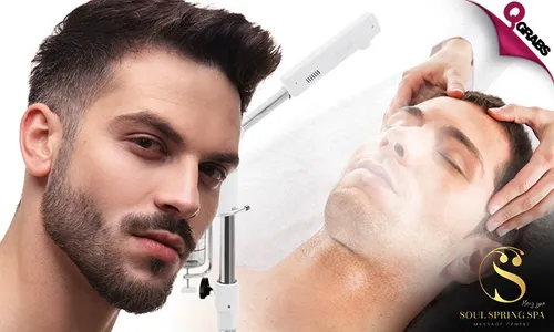 Men's Hair Package: Hot Oil Head Massage + Steaming + Hair Wash + Hair Spa + Haircut + Beard Trimming!